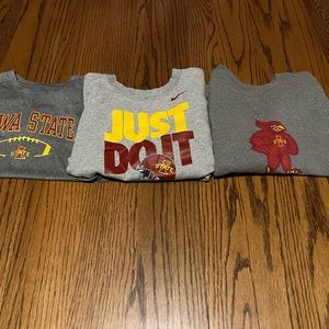 Boys Iowa State Cyclone Shirt Lot Size 5-6T/6/S (Lot 34)